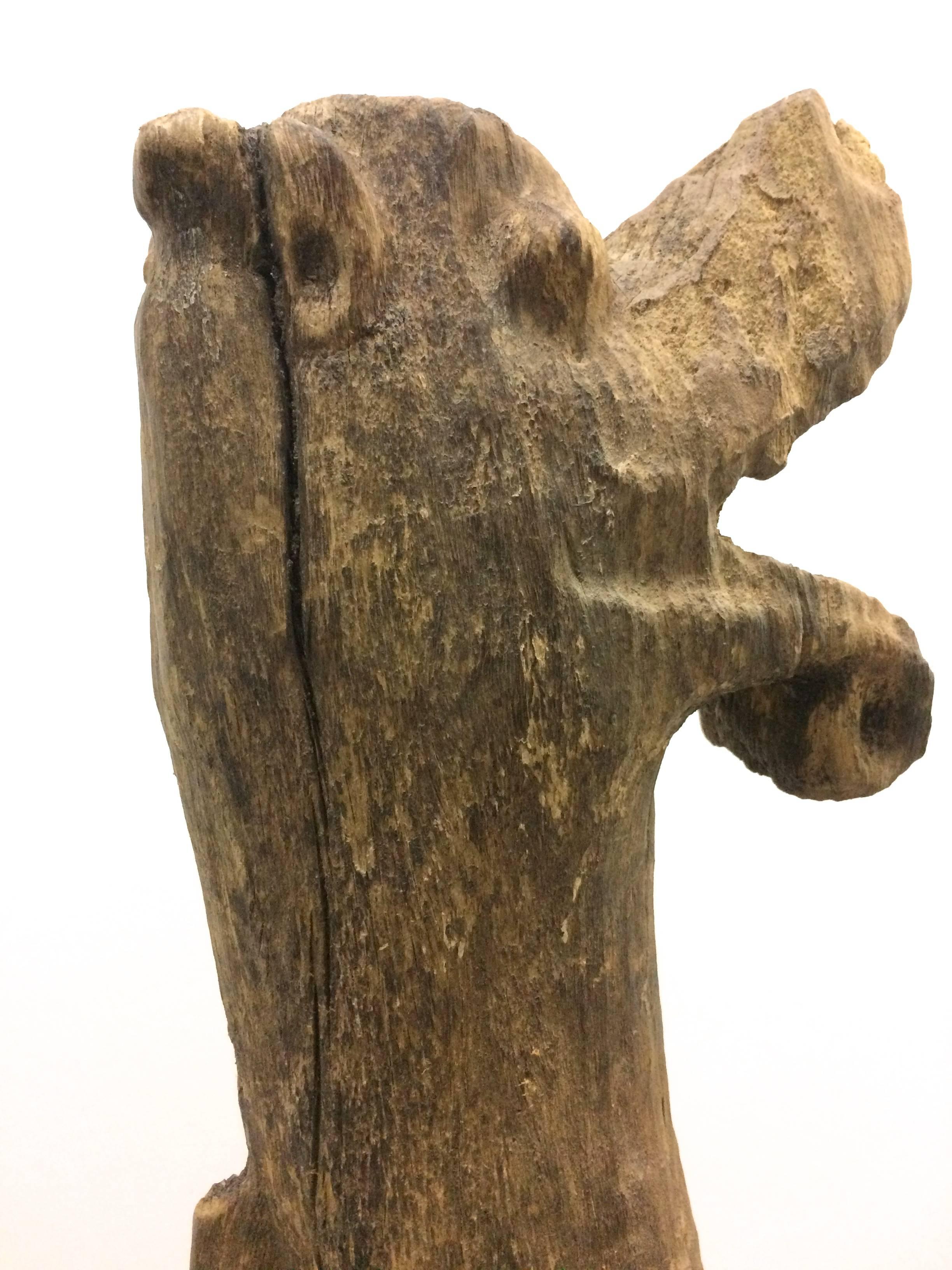 Statue ancienne de gardien tribal en bois BALI en vente 5