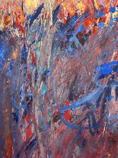 Abstract 93 Expressionist Acrylic on Paper 39x27.5