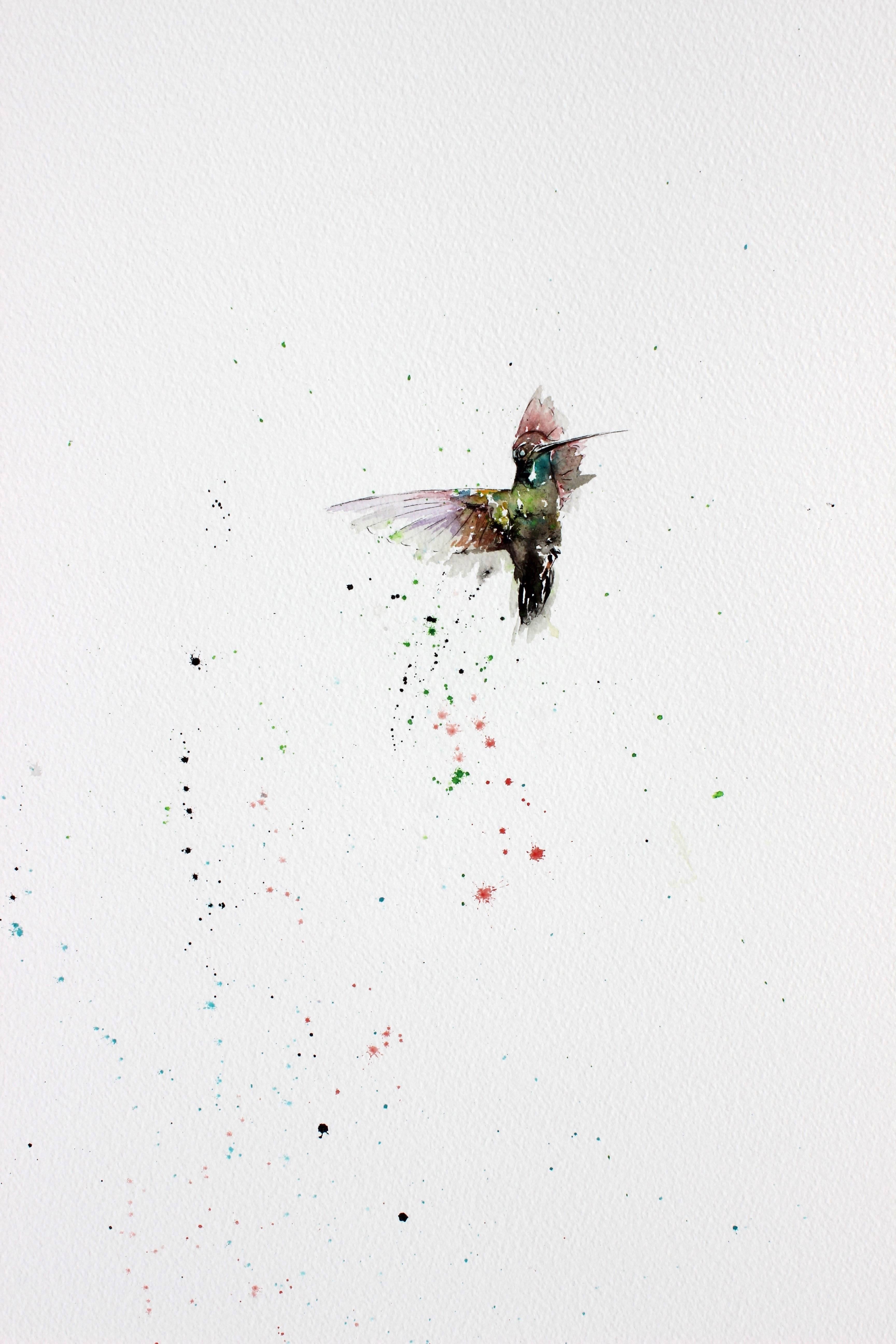 Colibri IX  - Painting de Keith Carrington