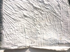 In And Out Composizione astratta in bianco e nero su carta Whiting