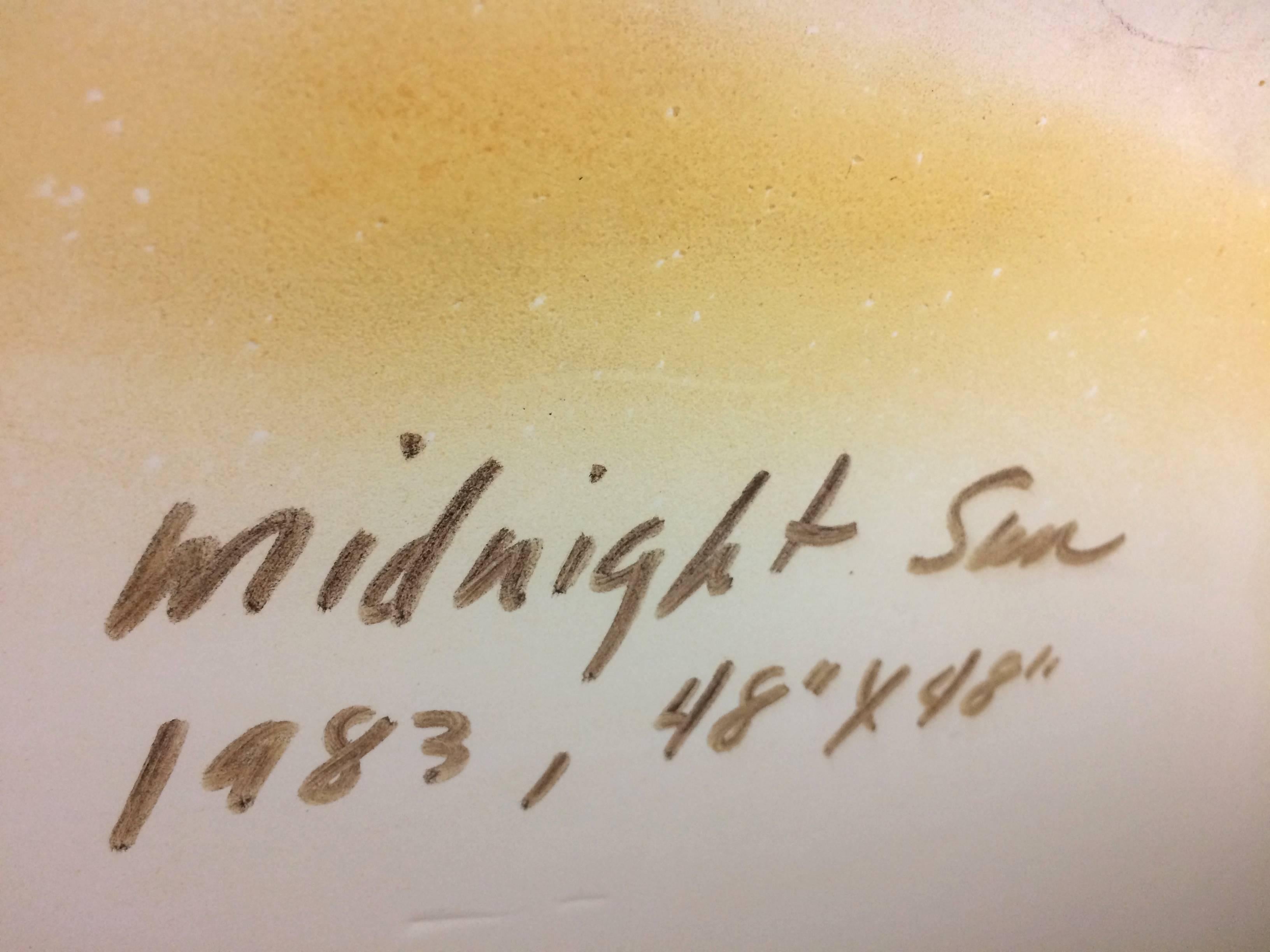 Midnight Sun - Abstract Expressionist Sculpture by Don Bowman