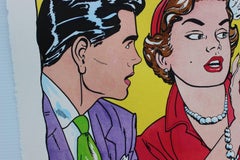 Look Jane Ink Watercolor on Paper