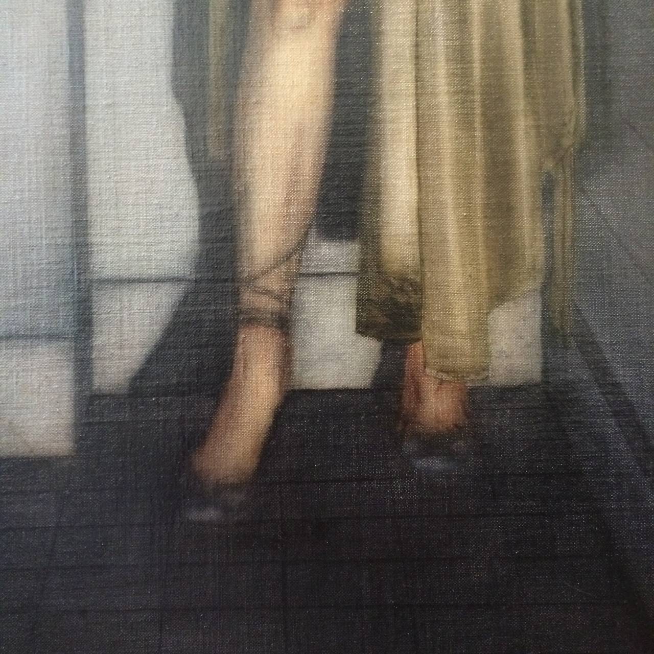 La maschera Pittura ad olio - Painting Fotorealista di Jim Farley