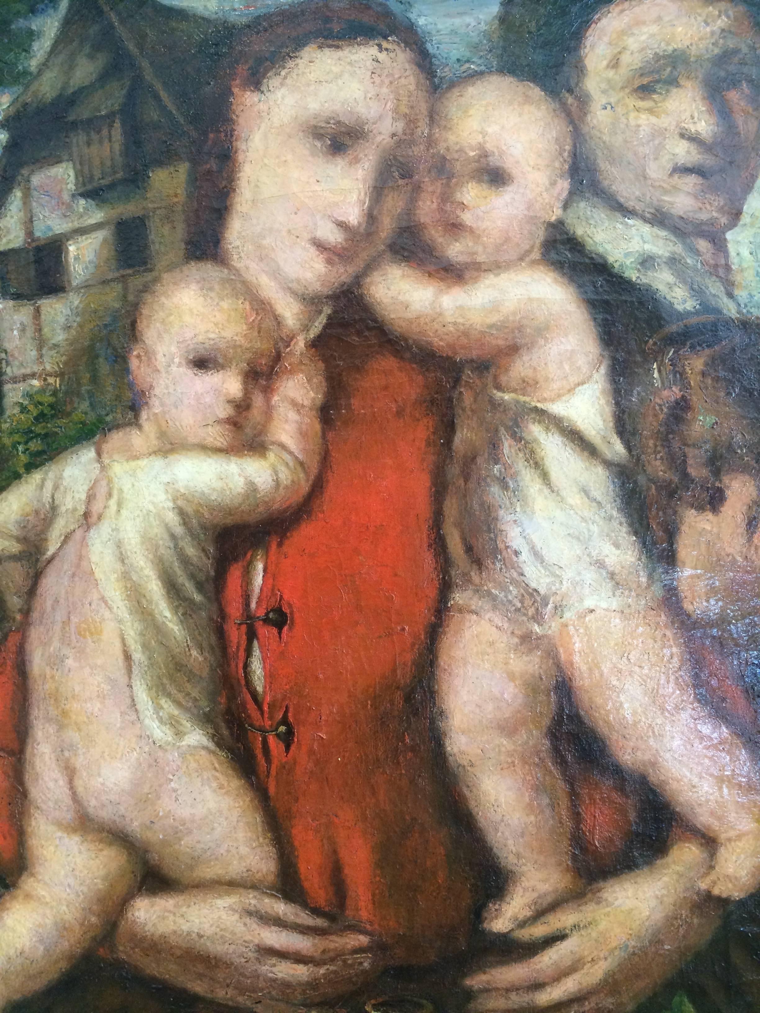 the holy infants embracing