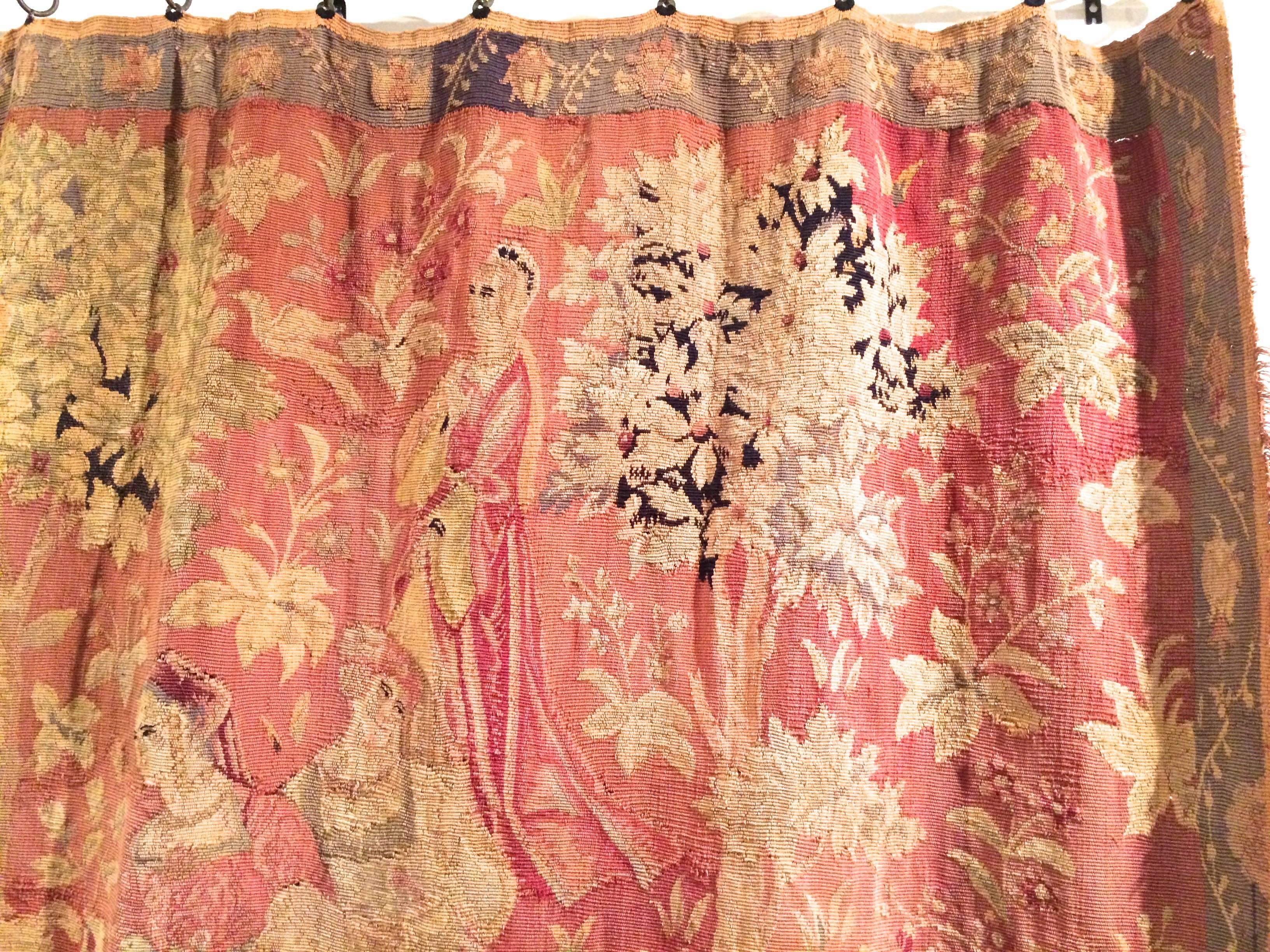 19th Century Romantic scene Tapestry 1