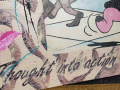 Who's Who Large Mixed Media Pop Art