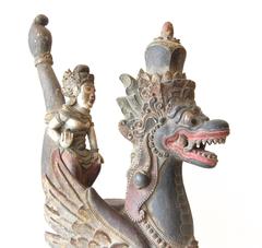 Vishnu riding Garuda Dragon