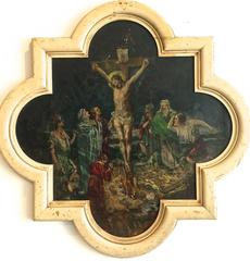 Religious Painting Christ on the Cross