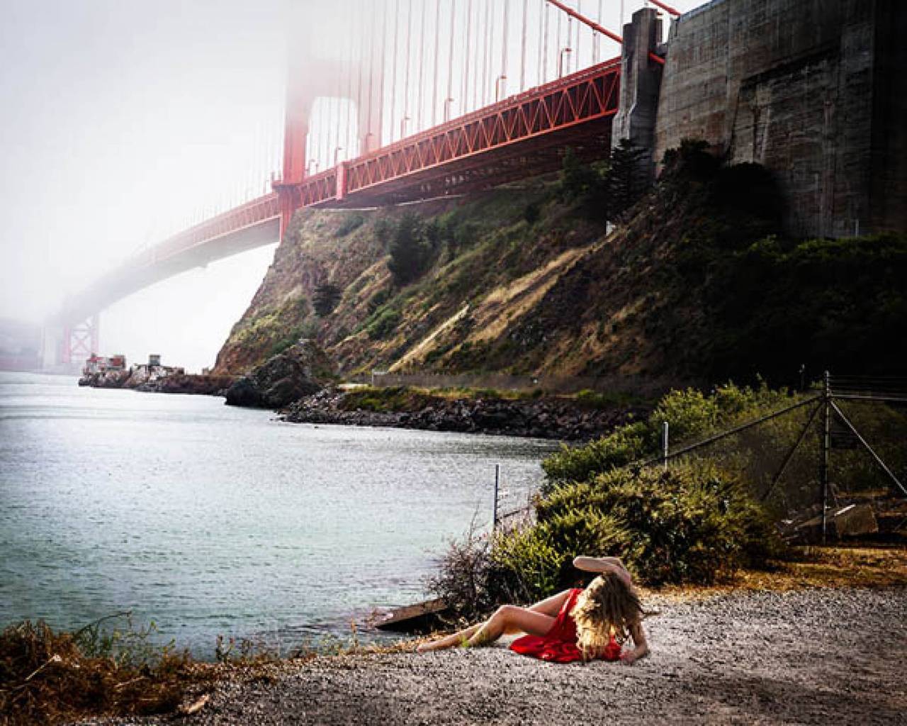 David Drebin Color Photograph - Alone with a View
