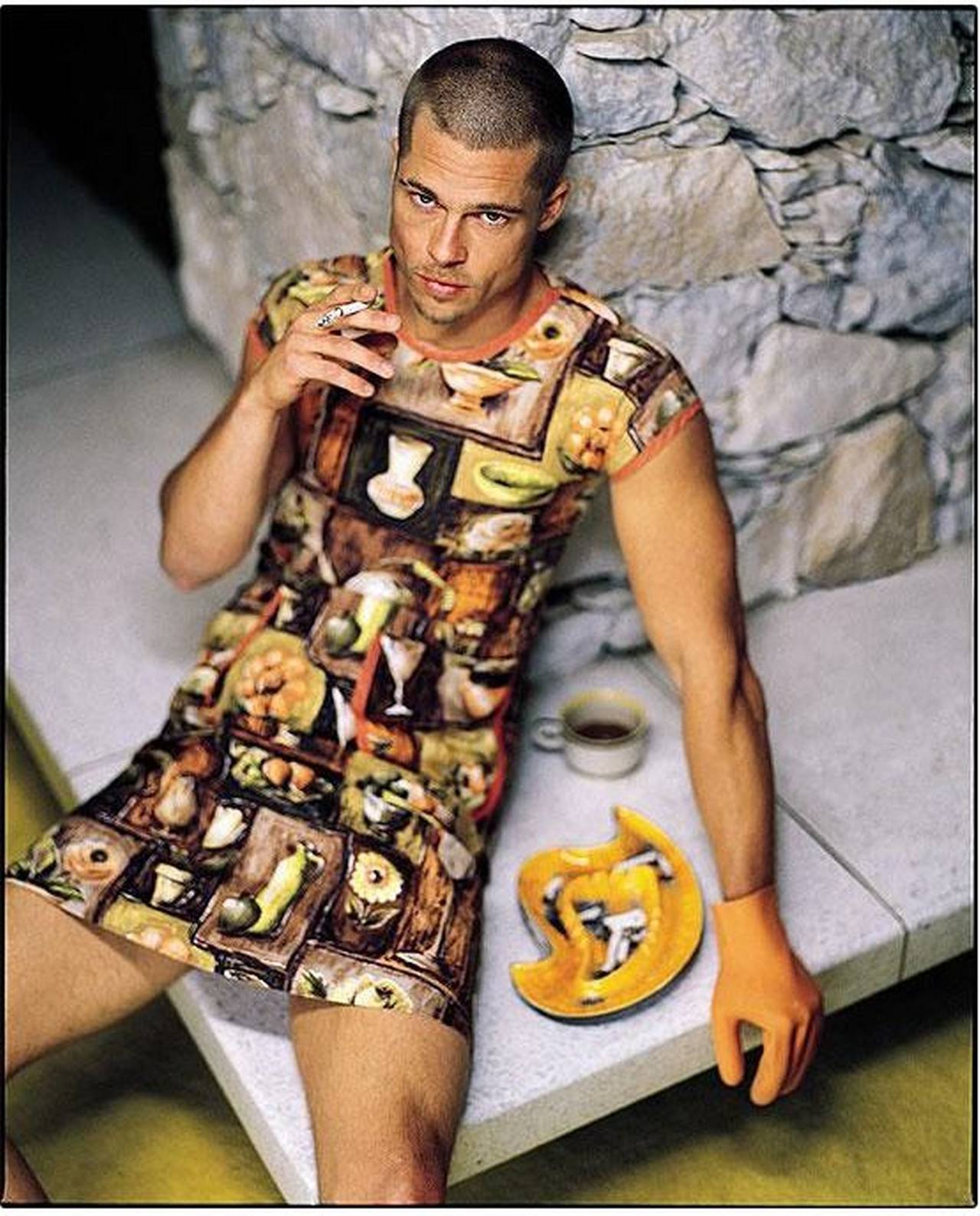 Mark Seliger Portrait Photograph - Brad Pitt 2, Los Angeles