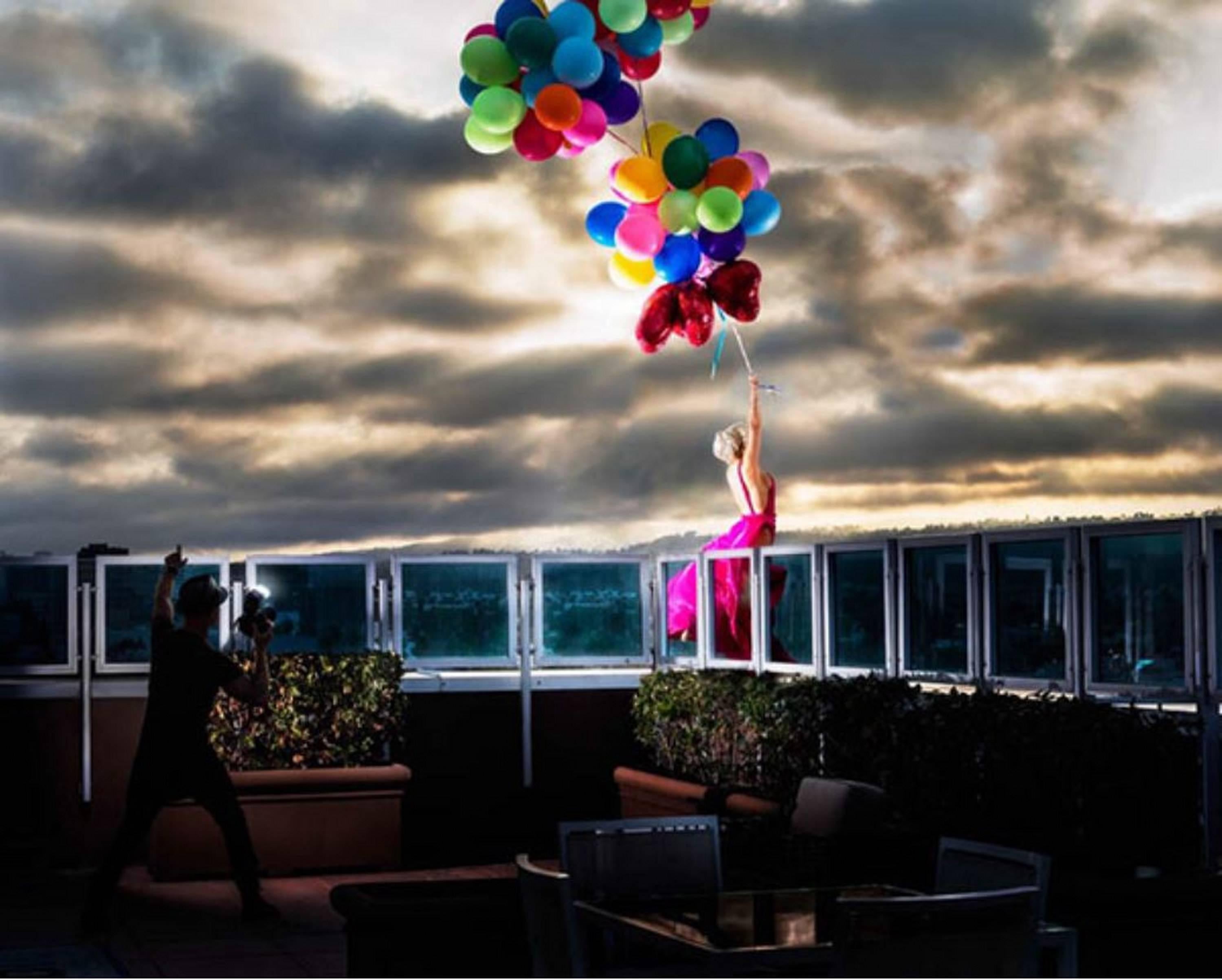 David Drebin Color Photograph - Blowing away