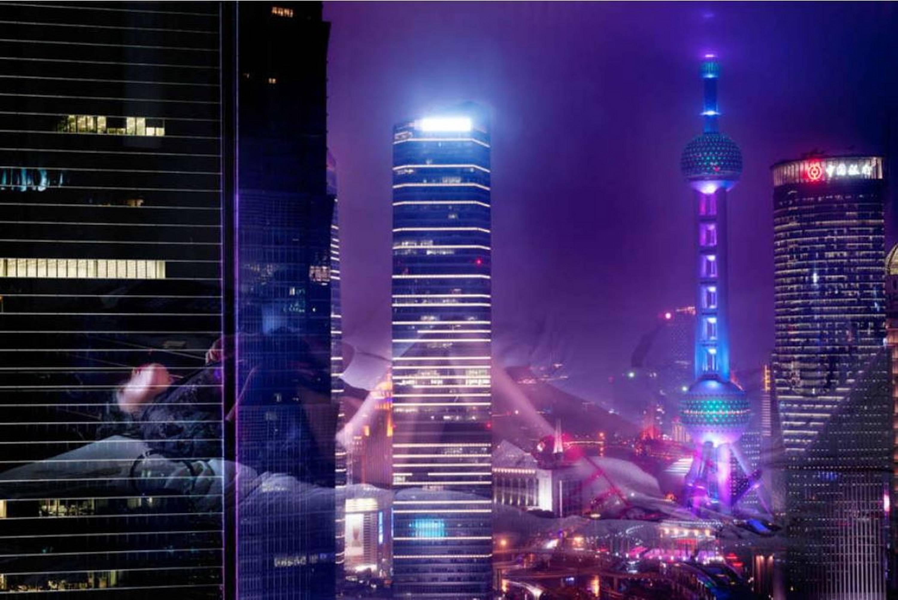 David Drebin Color Photograph - Shanghai Nights