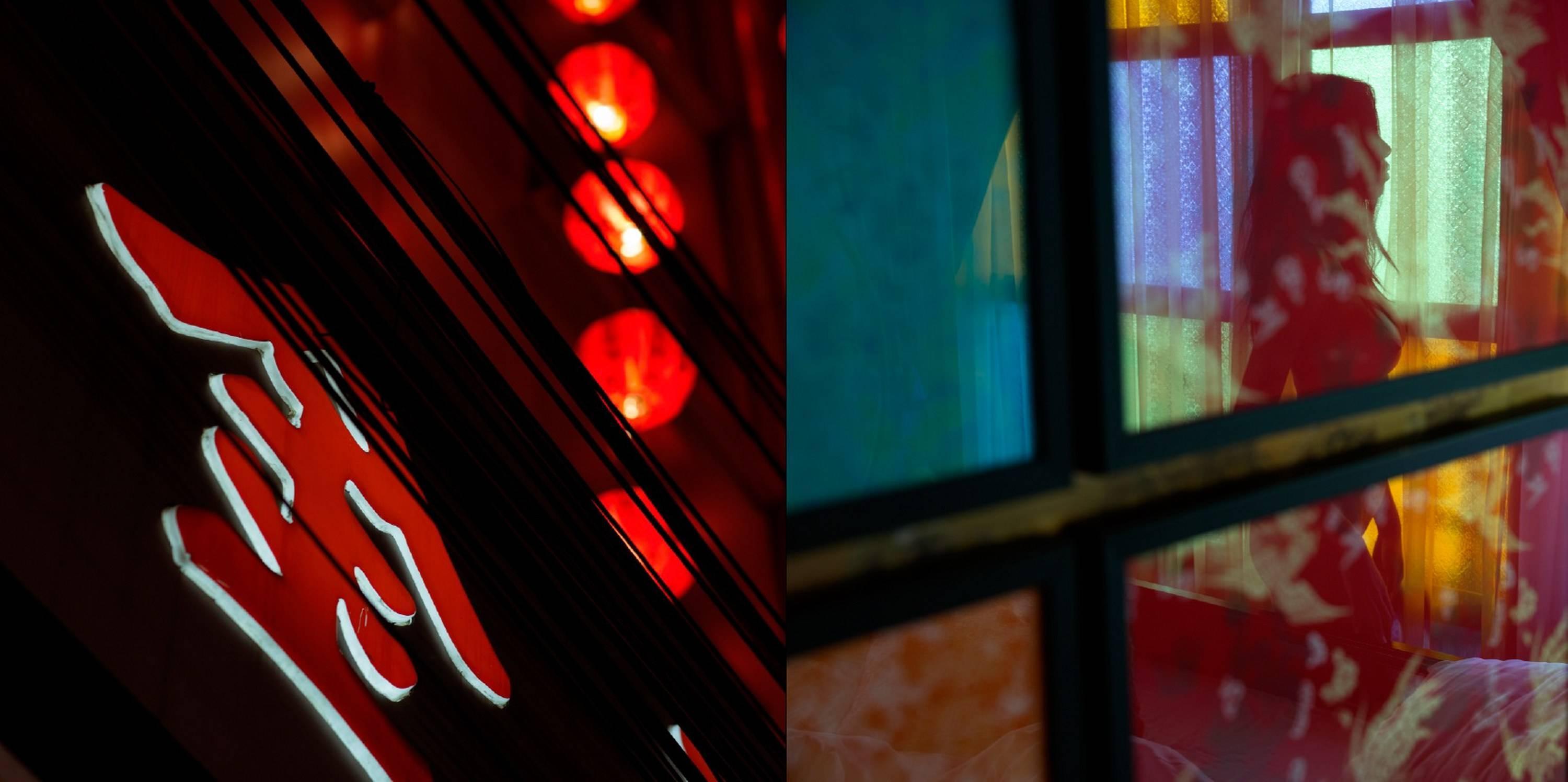 Guido Argentini Color Photograph - Diptych: Lost Woman VIII