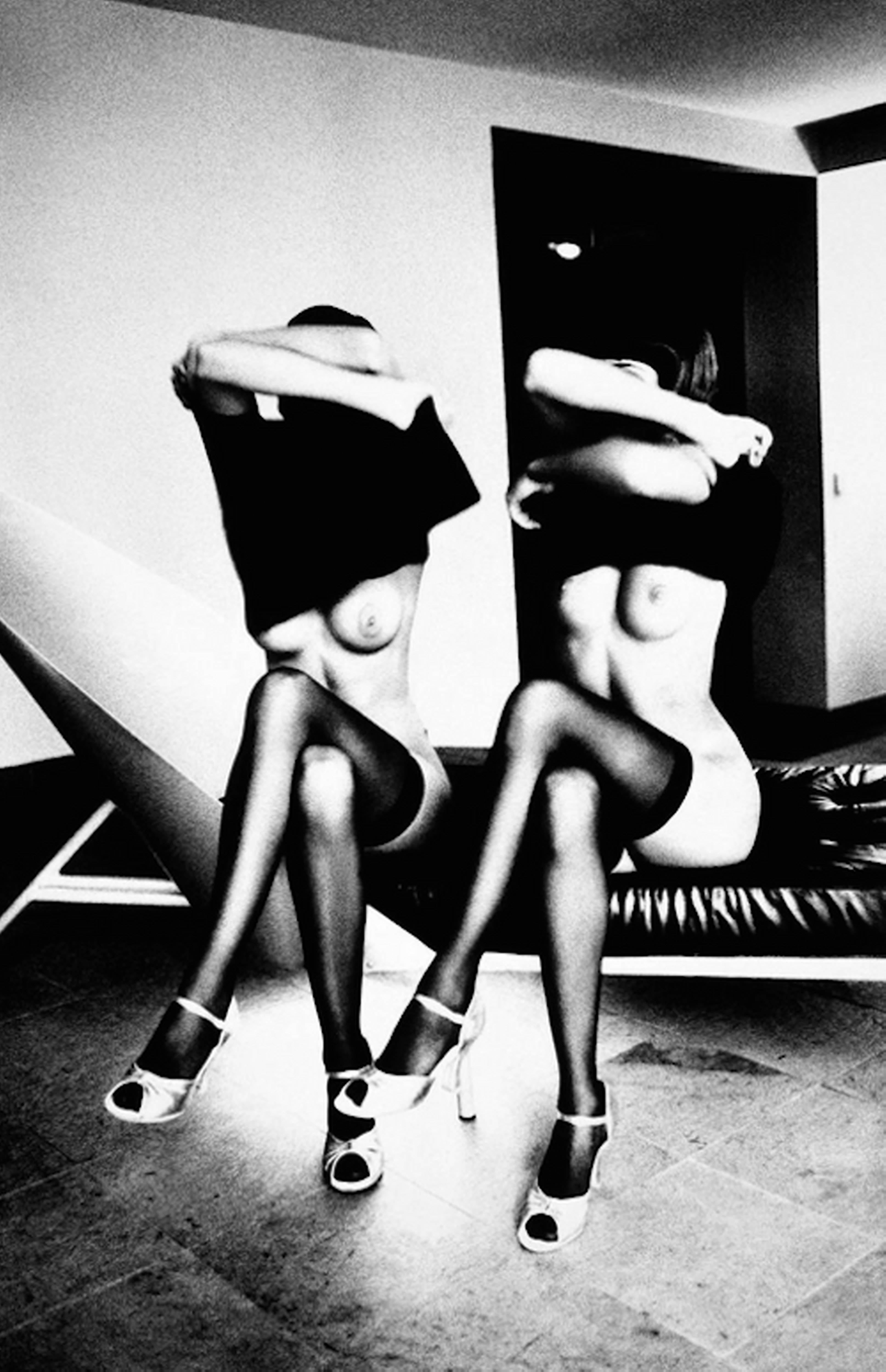 Aktfotografie in Royalton – zwei Models, undressieren, Kunstfotografie, 1992