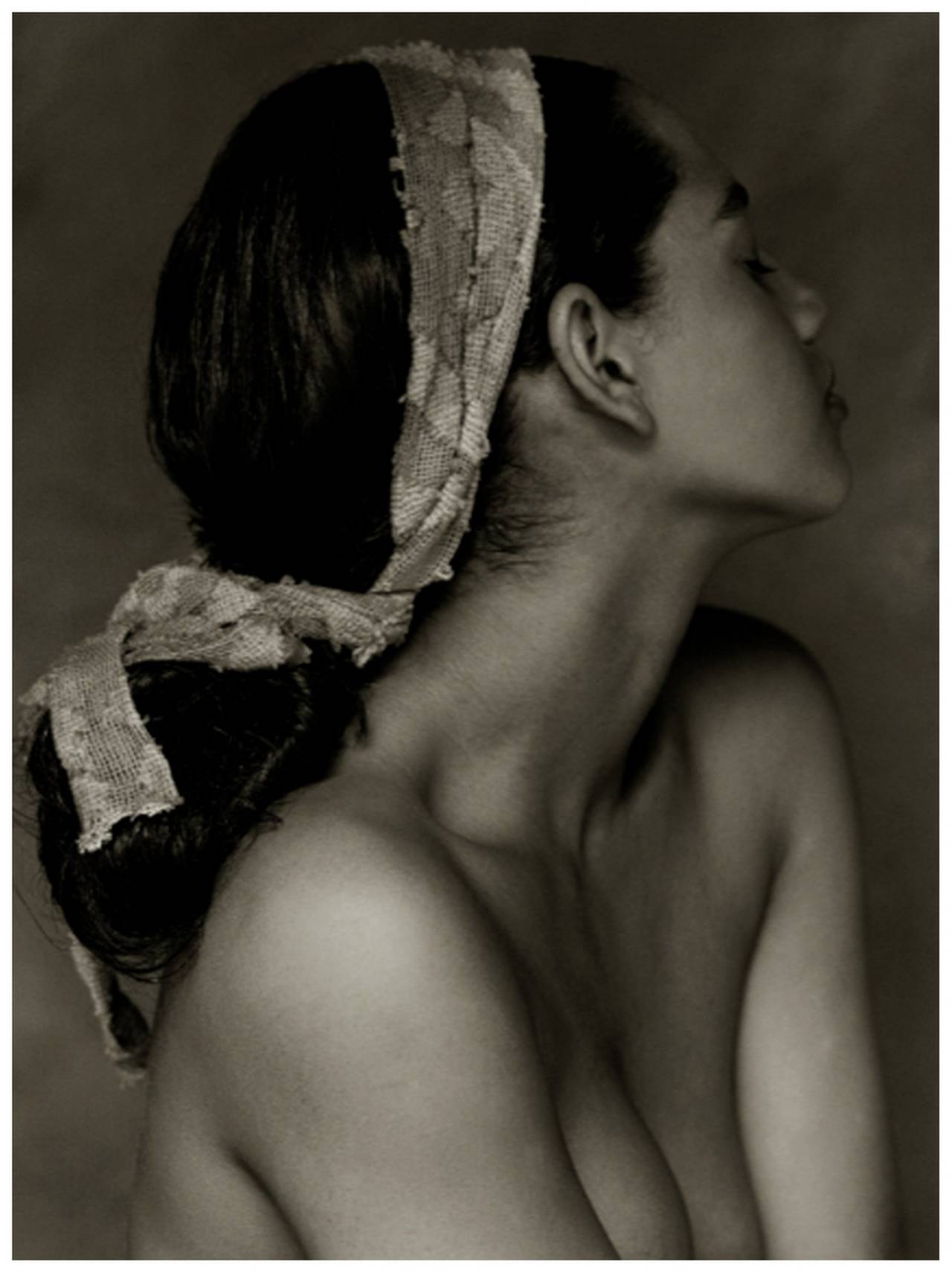 Albert Watson Black and White Photograph – Nathalie