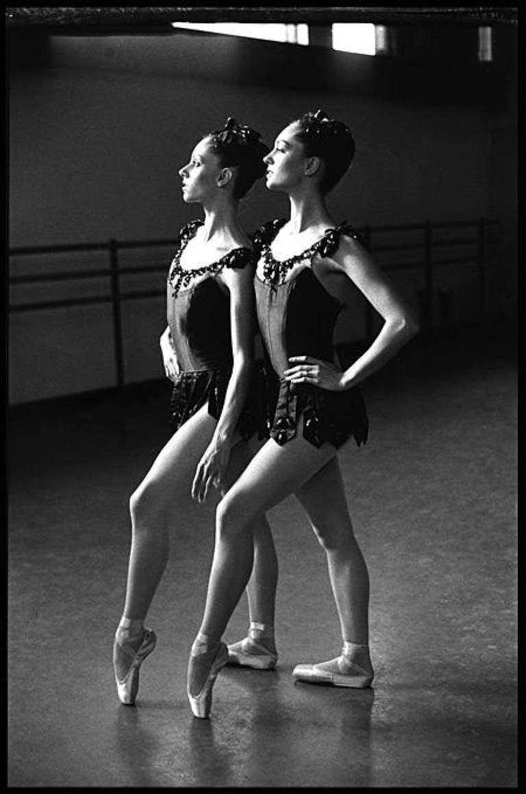 Arthur Elgort Black and White Photograph - The Roy Sisters "Jewelry", New York City Ballett