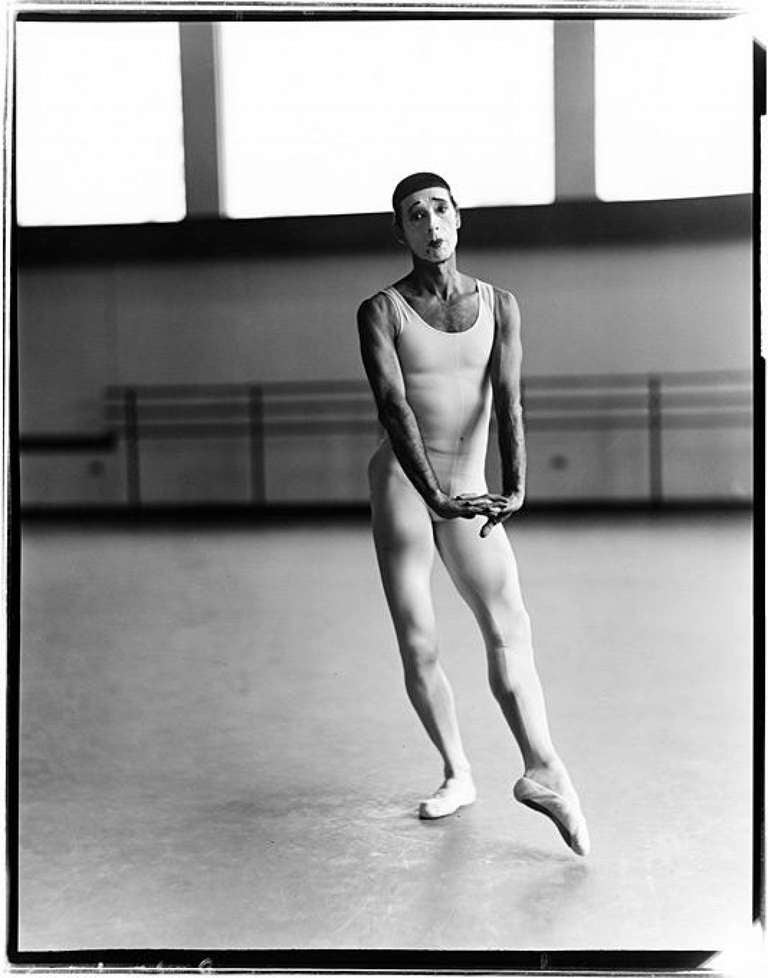 Arthur Elgort Black and White Photograph - Deni Lamont, New York City Ballet