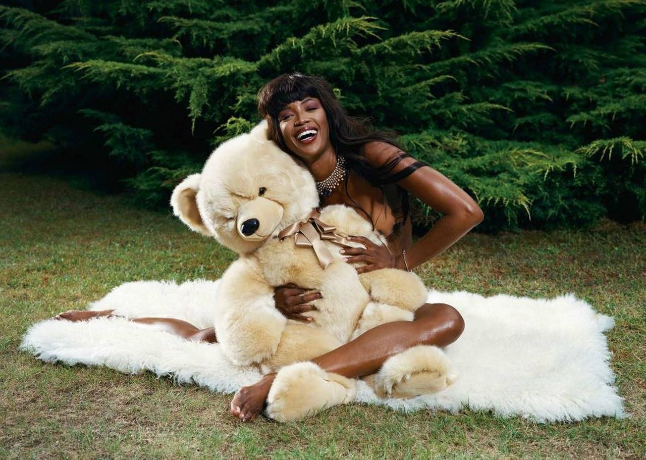 Michel Comte Nude Photograph - Naomi Campbell