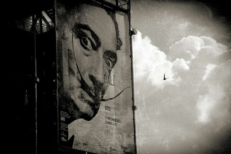 Andreas H. Bitesnich Landscape Photograph - Salvador Dali in Paris, France, Europe