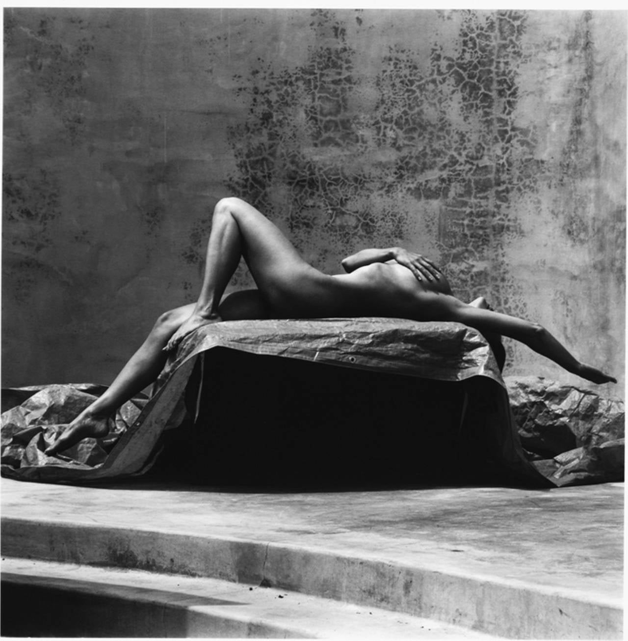 Michel Comte Black and White Photograph - Mimi Rogers II