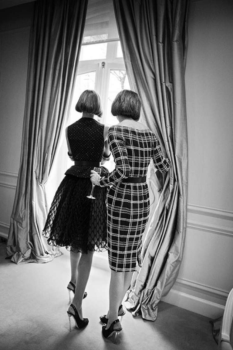Gérard Uféras Black and White Photograph - Christian Dior, Paris