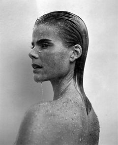 Mariel Hemingway - sideportrait for Vogue Italy, fine art photography, 1992