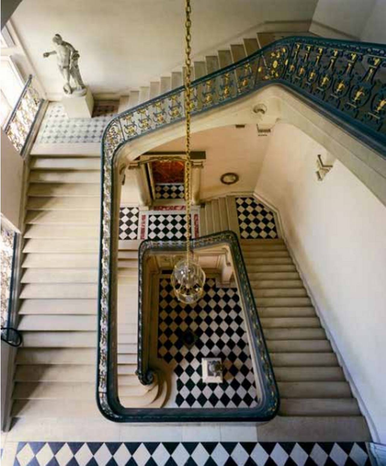 Robert Polidori Color Photograph - Questel Staircase, Chateau de Versailles