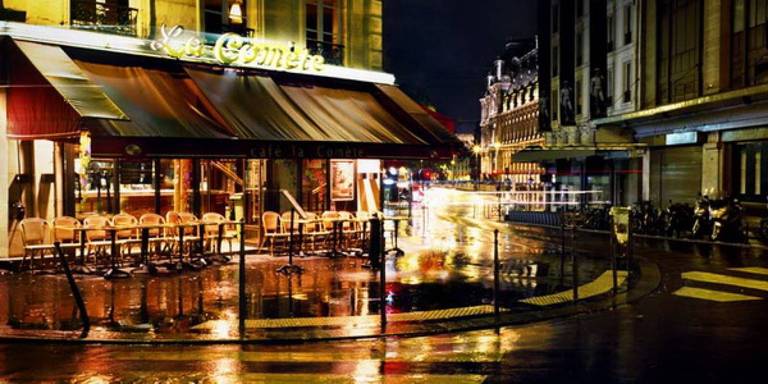 David Drebin Color Photograph - Rain in Paris