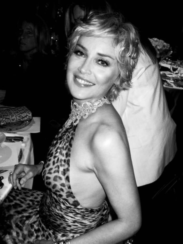 Roxanne Lowit Portrait Photograph - Sharon Stone, Cannes