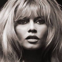 Vintage Brigitte Bardot - portrait of the French actress and cultural icon