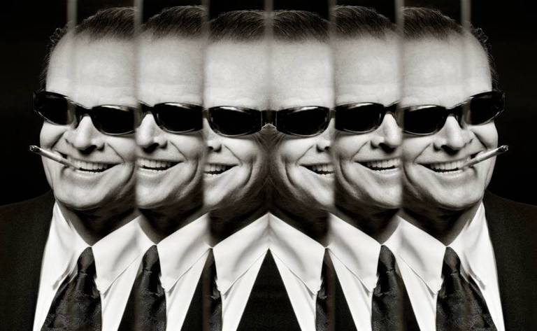 Albert Watson Portrait Photograph – Jack Nicholson I