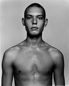 Sebastian, Breeding - nude black and white portrait, fine art photography, 2000