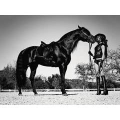 Rosie masked with horse 2