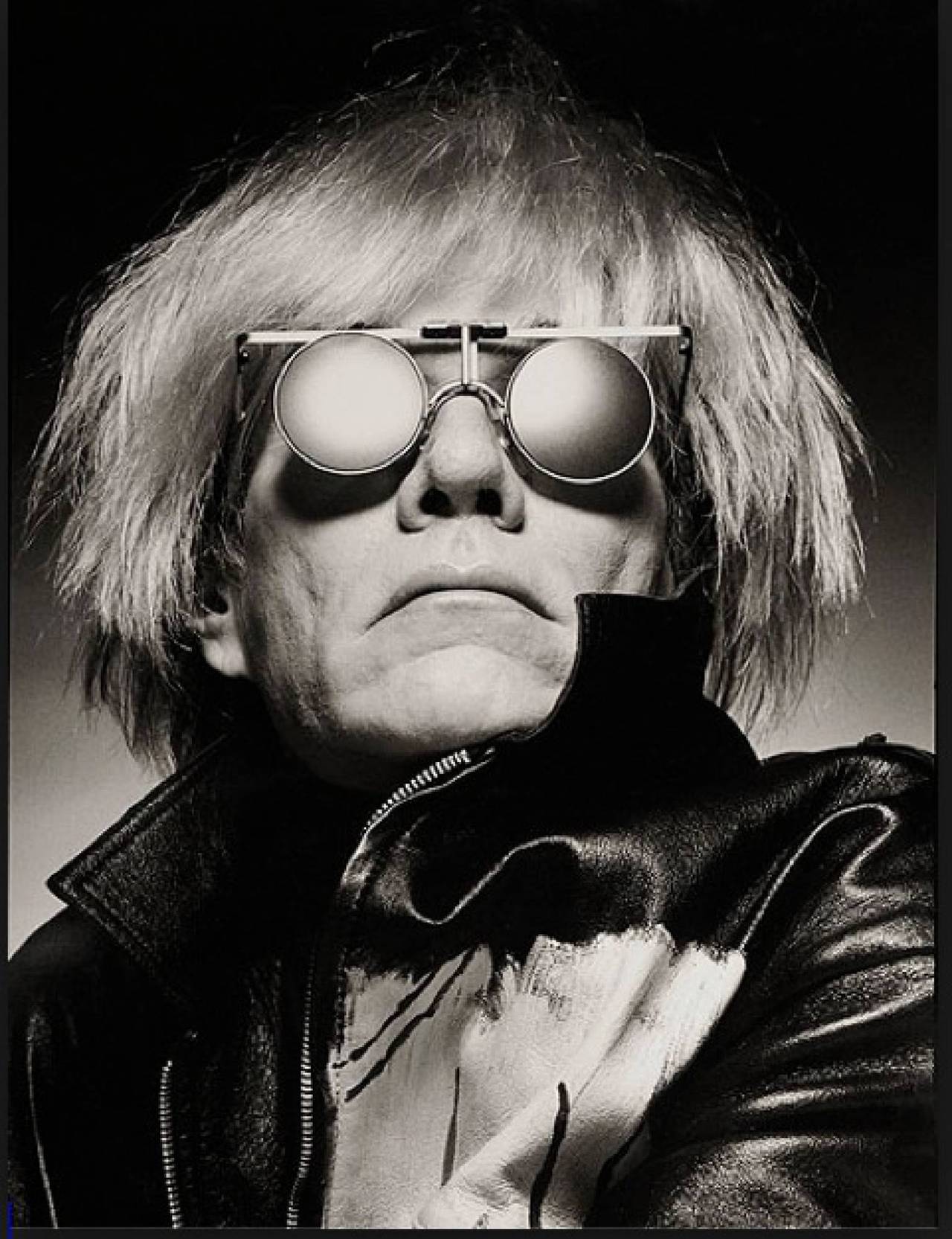 'Andy Warhol' - portrait of the artist as Terminator, fine art photography 1985 