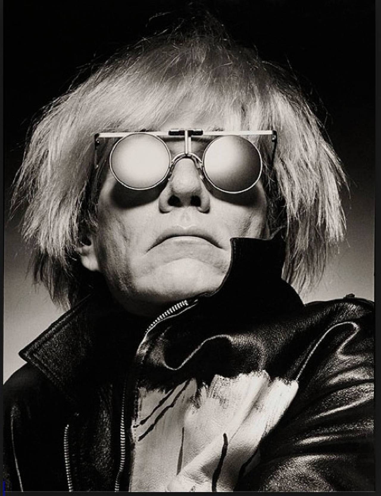 Albert Watson Portrait Photograph - 'Andy Warhol' - portrait of the artist as Terminator, fine art photography 1985 