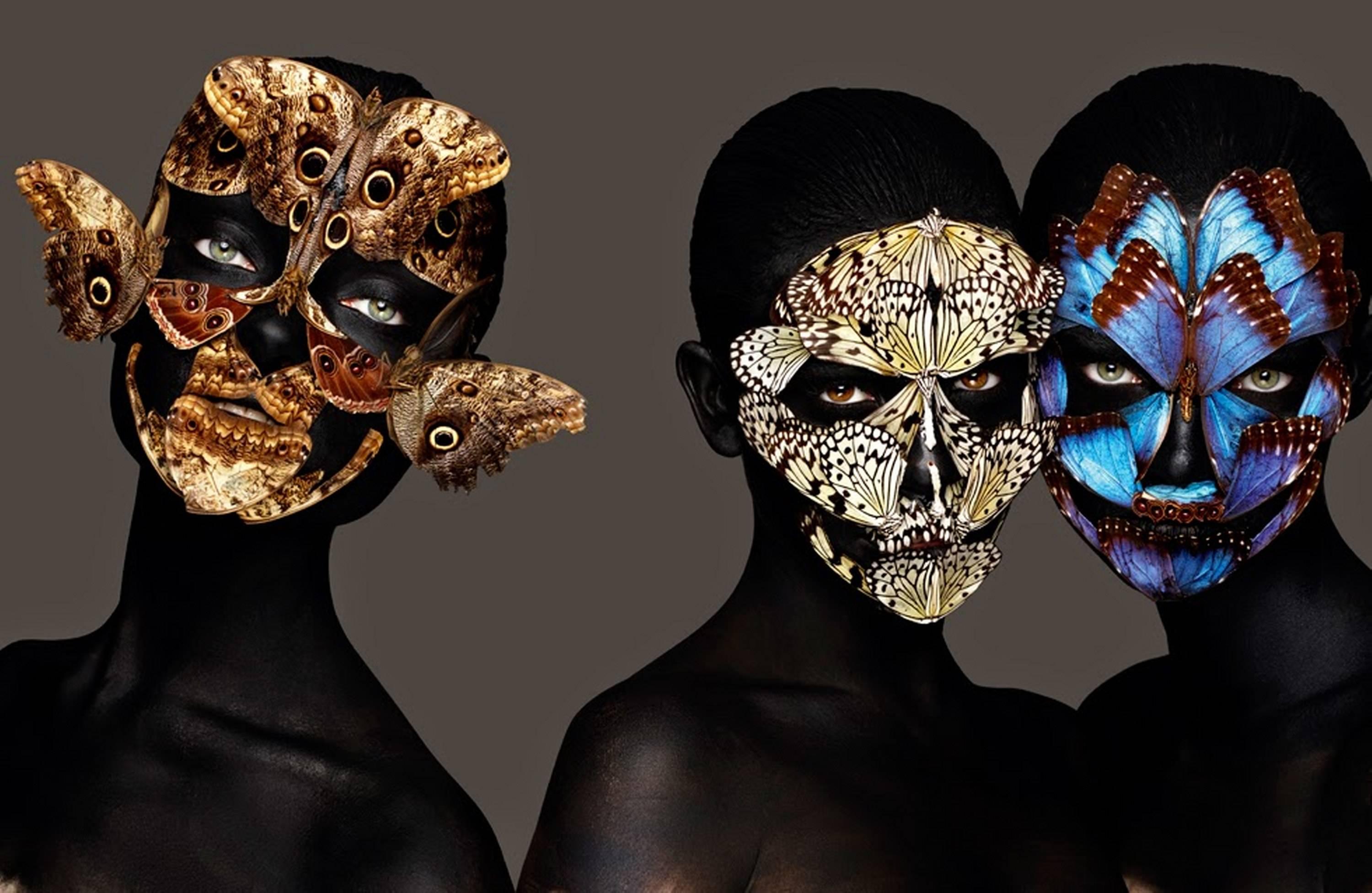 Rankin Color Photograph - Butterfly Masks