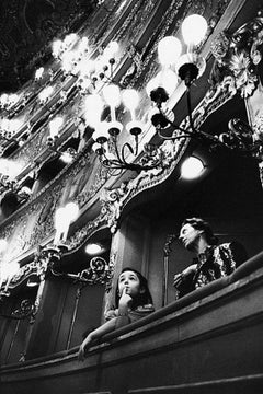 Vintage Gran Teatro La Fenice, Opera Venezia, Venice Italy - interior portrait 