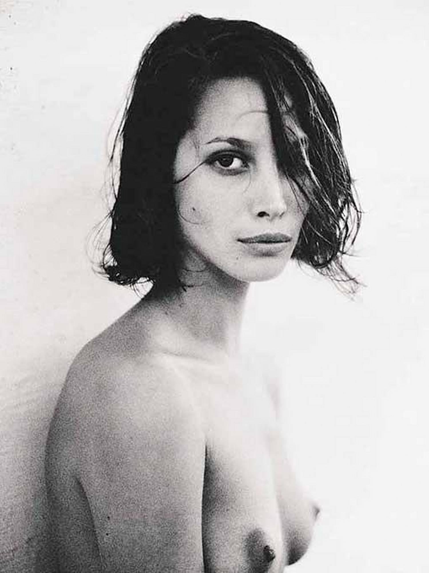 Sante D´ Orazio Nude Photograph - Christy Turlington - nude portrait of the famous supermodel 