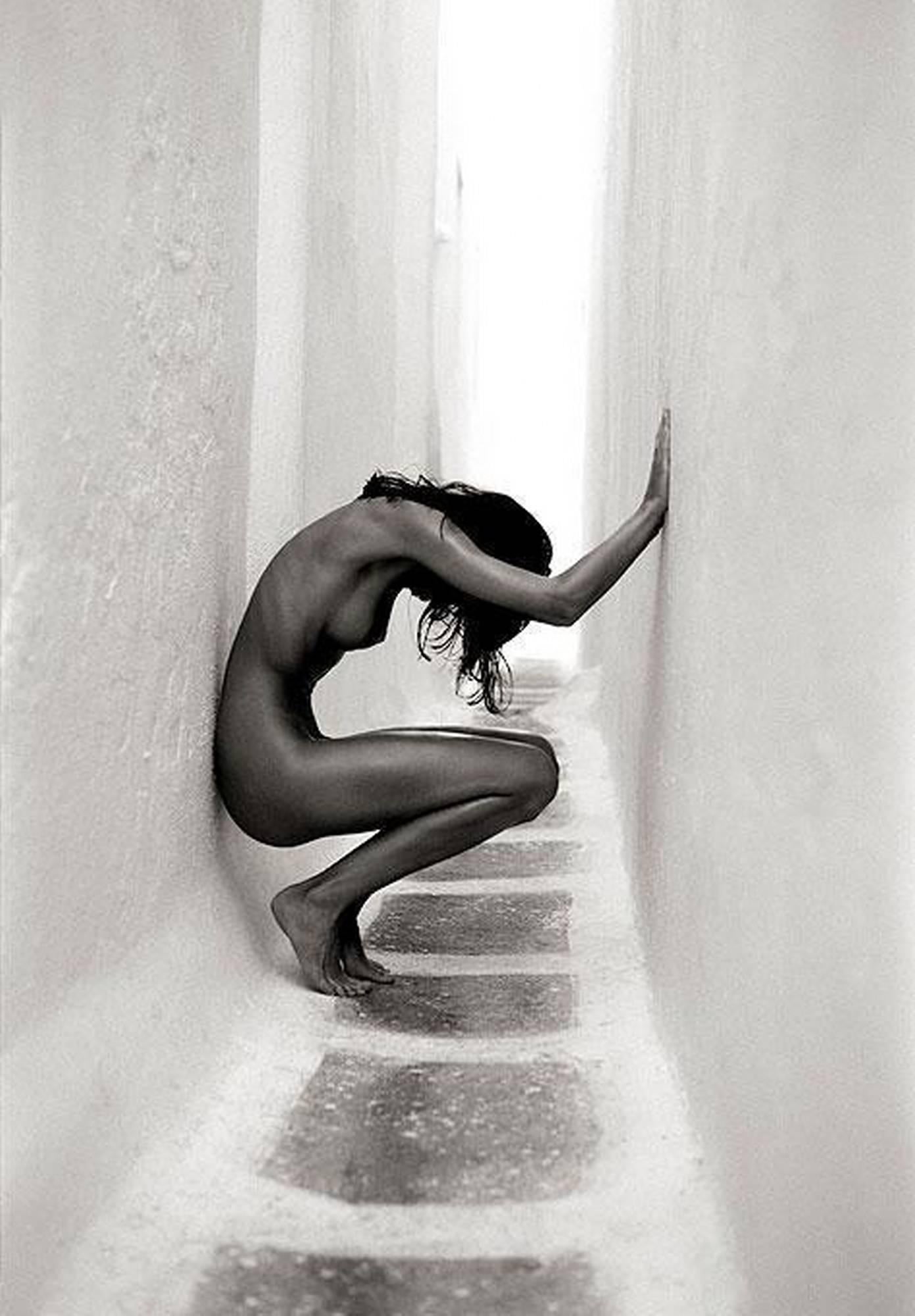 Andreas H. Bitesnich Black and White Photograph - Ulrica Mykonos II