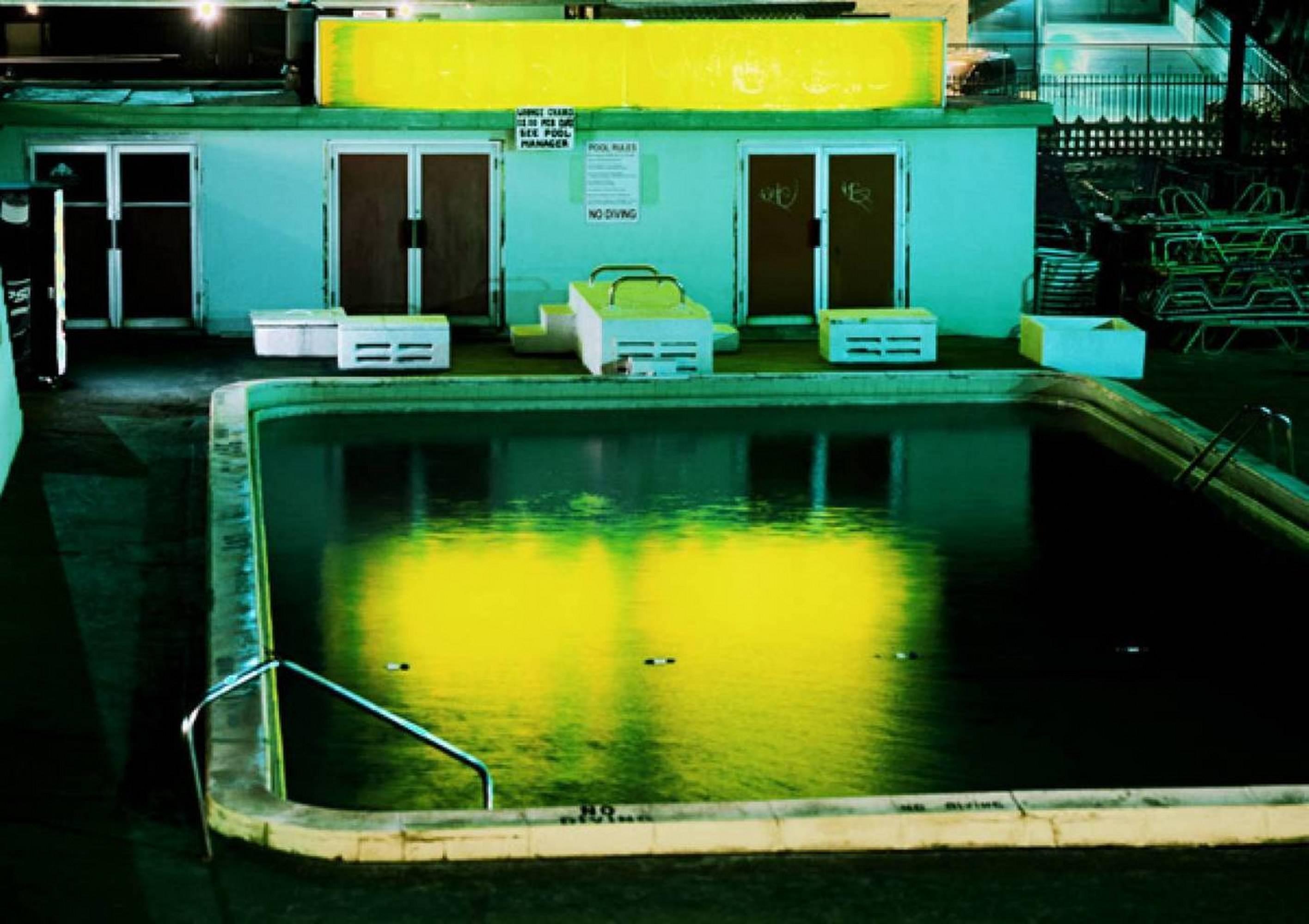 David Drebin Color Photograph - Yellow Pool