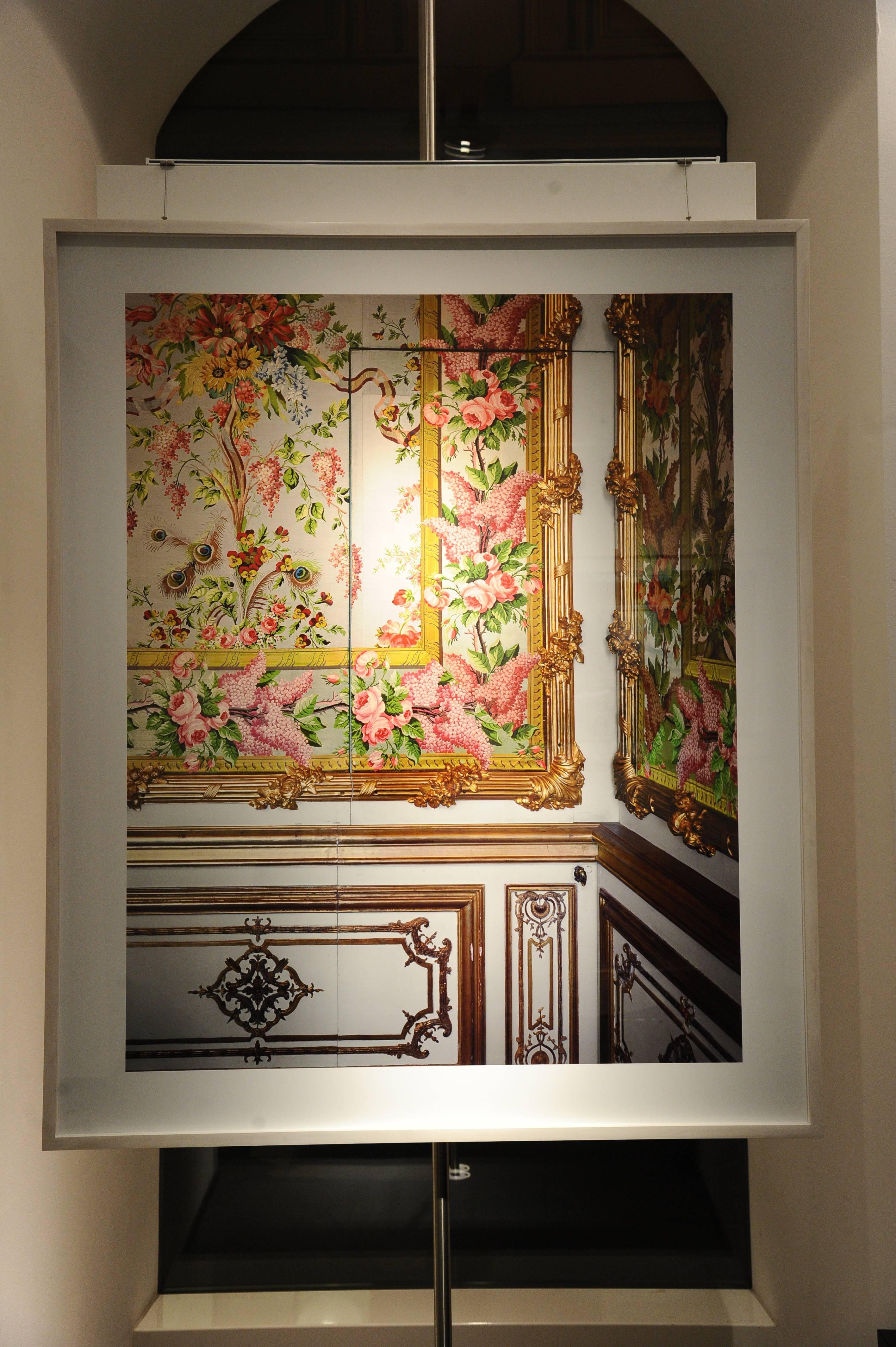 Détails de la porte d'accès Chambre de la Reine, Palais de Versailles, France - Photograph de Robert Polidori