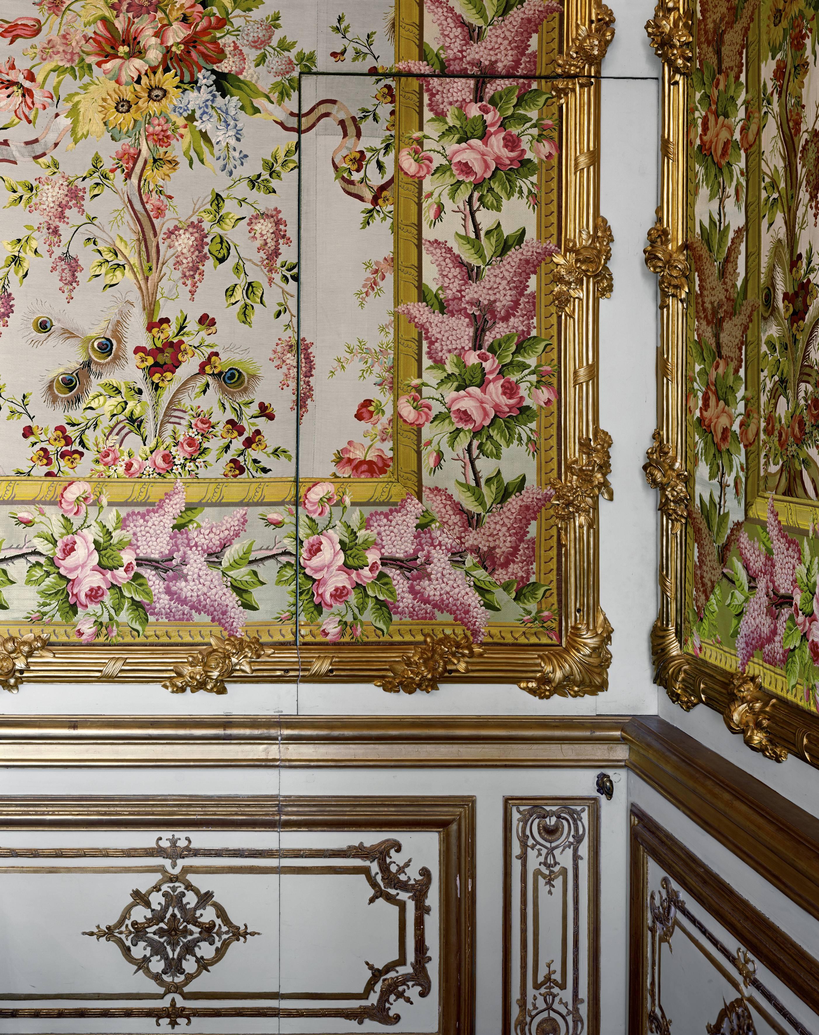 Robert Polidori Color Photograph - Access door detail Chambre de la Reine, Palace of Versailles, France