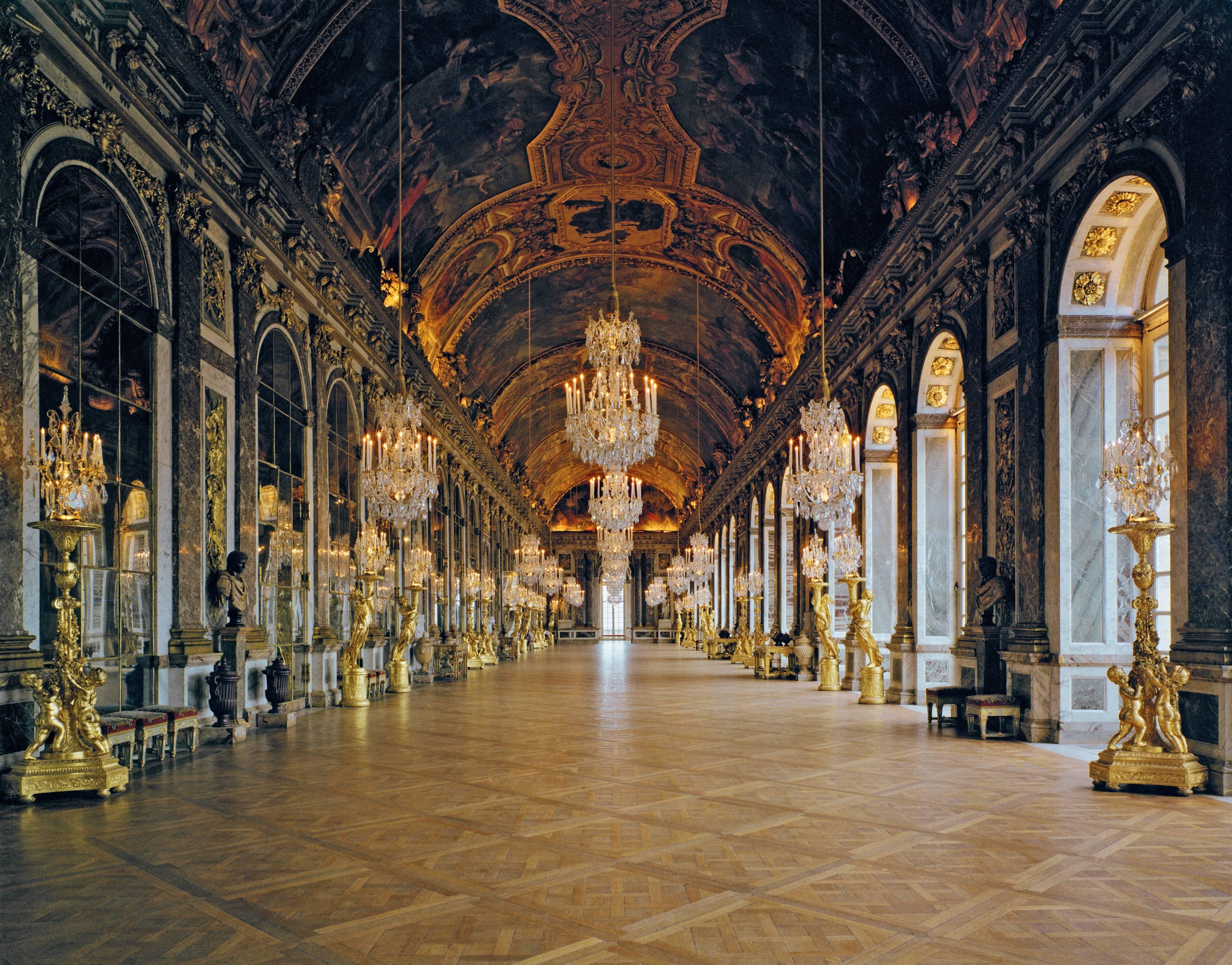 La Galerie des Glaces, Versailles - Photograph by Robert Polidori