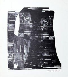Louise Nevelson (1899-1988) - «Reflejos nocturnos» - Serigrafía sobre papel - 1968