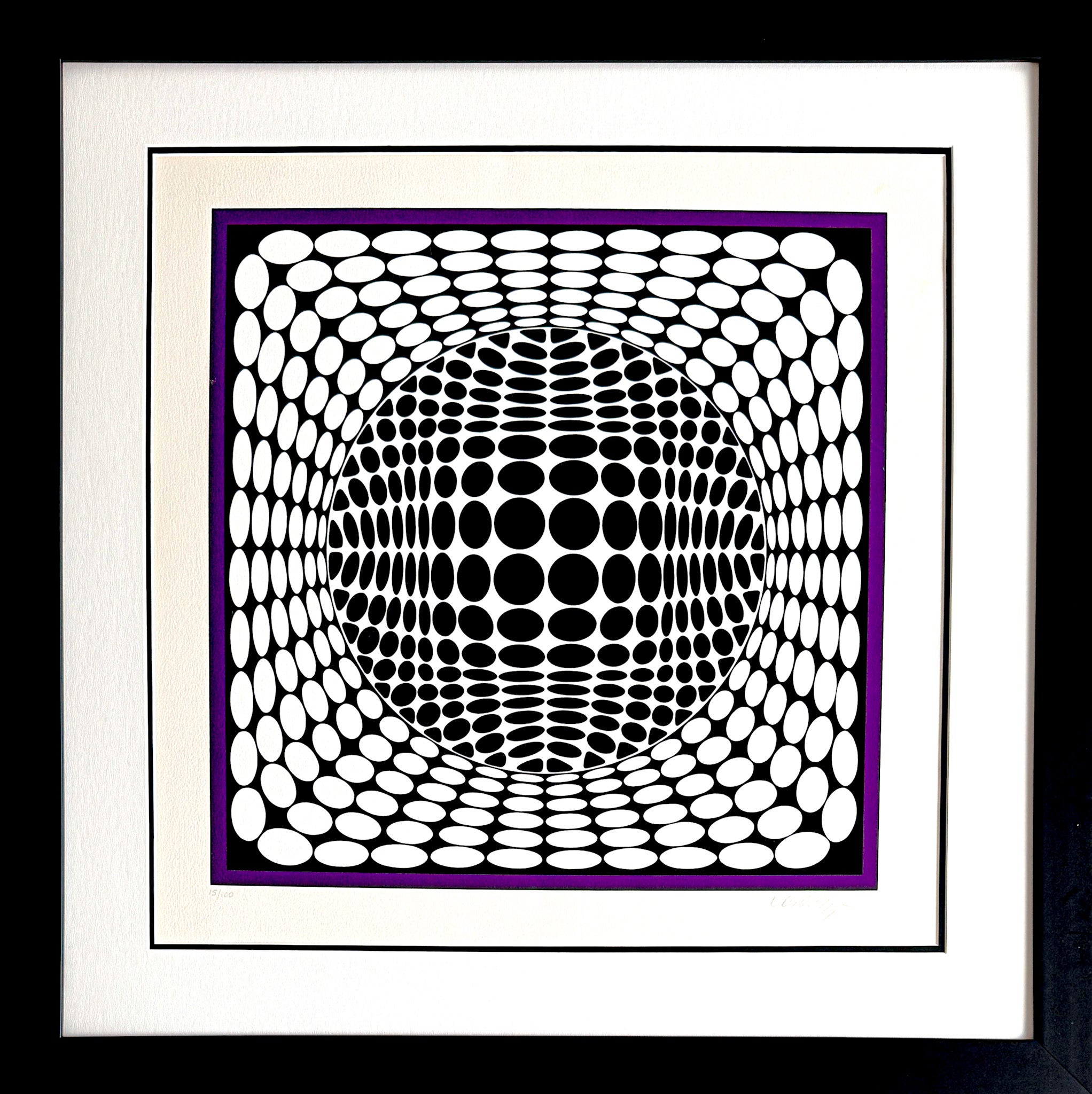 Victor Vasarely (1906–1997) - Tea-Ur NB - Color silkscreen on paper - 1984