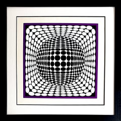 Victor Vasarely (1906–1997) - Tea-Ur NB - Color silkscreen on paper - 1984