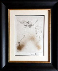 Salvador Dalí (1904–1989) - Hand-watercolored drypoint etching on paper - 1968