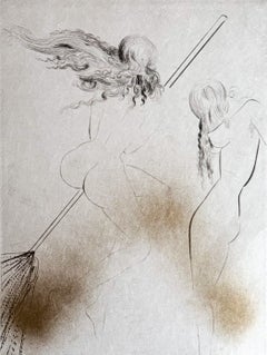 Salvador Dalí (1904–1989) - Hand-watercolored drypoint etching on paper - 1968