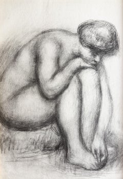 Pierre-Auguste Renoir (1841–19199) - Baigneuse se séchant - Lithograph on Japon