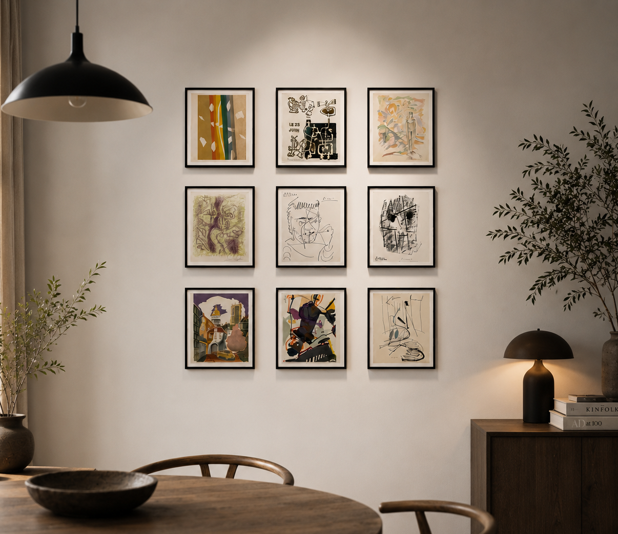 Pablo Picasso (1881–1973) Complete portfolio of 9 lithographs on BFK Rives- 1965